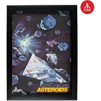 Thumbs Up Official Atari 3D Wall Art - Asteroids Collection