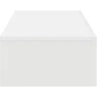 vidaXL Wandschap met lades 80x33x17 cm bewerkt hout wit