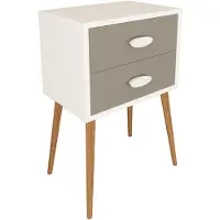 VCM Nachtkastje Bijzettafel Lade Console Boxspring Nachtkastje Singol XXL