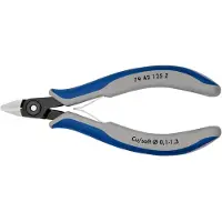 Knipex Precisie Elektronica-Zijsnijtang | 125 mm Lengte | Meer-Componentengrepen | Gebruineerd - 79 42 125 Z