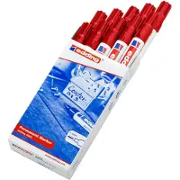 Edding 3300 - Permanente markeerstift - Afgeschuind - Rood