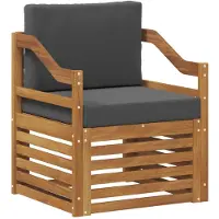 vidaXL Buiten bank set Massief Acacia Hout en Polyester