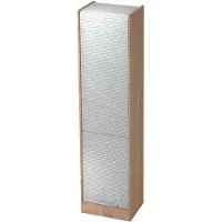 Hjh OFFICE PRO SIGNA R50 RE - Walnoot/Zilver Roldeurkast Hoogte van de map | 5 OH Rail handvat (kunststof)