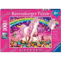 Ravensburger 139279 Pferdetraum : XXL-puzzel met 100 stukjes, met glittereffect, vanaf 6 jaar