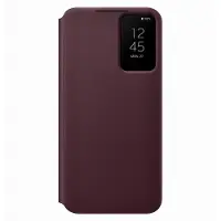 Samsung Galaxy S22 Plus Clear View Book Case Rood