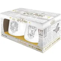 Harry Potter - 2 Glass Set Ravenclaw & Hufflepuff EUROPE x2