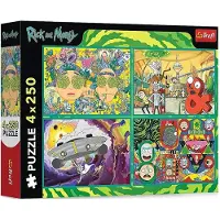 Trefl 13338, 250 stukjes, Puzzel met tekenfilms, Geschikt voor kinderen vanaf 7 jaar