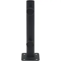 vidaXL Parasolvoet voor Ø32/34/38 mm stok staal matzwart