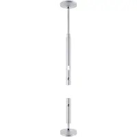 Paulmann Wire Corduo Wall Mount Set 94600 12V-kabelsysteemcomponenten Wandhouder Chroom (mat)