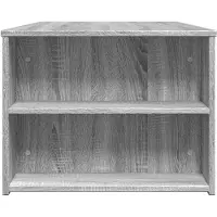vidaXL Salontafel grijs Sonoma, 102x55x42 cm, houtvezel