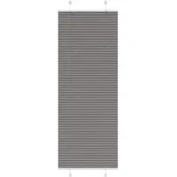vidaXL Plissé rolgordijn 70x200 cm stofbreedte 69,4 cm antraciet