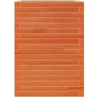 vidaXL Plantenbak 50x50x68,5 cm massief grenenhout wasbruin