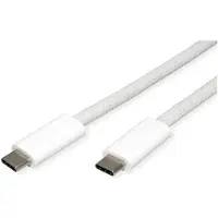 Roline USB4 Gen3x2 kabel, type C naar type C, ST/ST, 8K UHD-2, 40 Gbit/s, 240W, wit, 1 meter