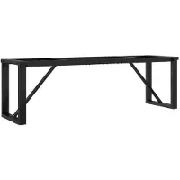 vidaXL Salontafelpoten O-frame 140x30x43 cm staal