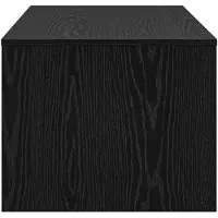vidaXL Salontafel, zwart, eikenlook, 100 x 50 x 40 cm, houtvezel