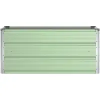 vidaXL Plantenbak Pastelgroen 100 x 50 x 45 cm Gegevens staal