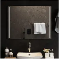 vidaXL Badkamerspiegel LED 80x60 cm