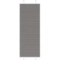 vidaXL Plissé rolgordijn 80x200 cm stofbreedte 79,4 cm antraciet