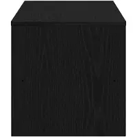 vidaXL TV-meubel 120x40x40 cm spaanplaat zwart eikenkleurig