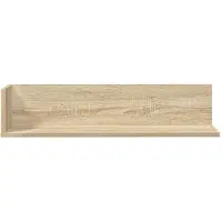 vidaXL Wandschappen 2 st 75x16,5x16,5cm bewerkt hout sonoma eikenkleur