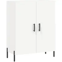 vidaXL Hoge kast 69,5x34x180 cm bewerkt hout wit
