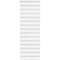 vidaXL Zebra rolgordijn 70x200 cm stofbreedte 65,9 cm polyester wit