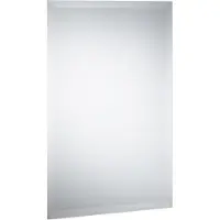 Relaxdays wandspiegel zonder lijst - 40 x 60 cm - horizontaal - verticaal - badkamer - hal - glas