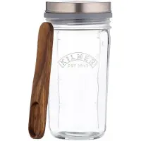 Kilner Kefir-bereidingsset met glazen pot, 0,5 liter, transparant