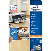 Avery Zweckform C32252-25 briefkaarten wit 148 x 105 mm (100 stuks)
