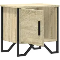 vidaXL Nachtkastjes 2 st 40x30x40 cm spaanplaat sonoma eikenkleurig