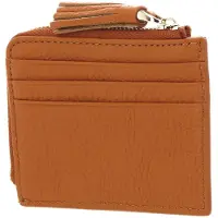 Coccinelle Leren Kaarthoes Tassel Credit Card Holder Paprika Oranje