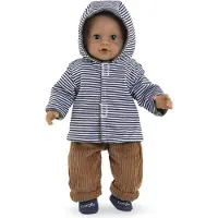 Corolle poppen regenjas omkeerbaar - poppenaccessoire 30cm waterafstotend.