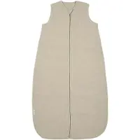 Meyco Baby Uni Baby Slaapzak Gevoerd - Pre-washed Hydrofiel - Sand - 90cm - 2.0 TOG