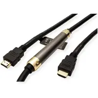 Roline HDMI High Speed met Ethernet kabel, met repeater, 25 m