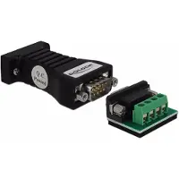 DeLOCK 62919, RS-232, RS-485, zwart