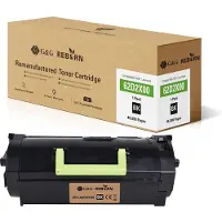 G&G Toner, Toner vervangt Lexmark 622X Compatibel Zwart 45000 pagina's Reborn remanufac (BK)