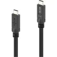 PureLink PI6600-005, 0,5 meter, USB-C, USB-C, USB4 Gen 2x2, 20 Gbit/s, zwart