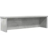 vidaXL Keukenrek stapelbaar 50x15x16 cm bewerkt hout betongrijs
