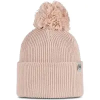 Buff - Knitted Beanie Renvi Pom - Muts One Size, roze