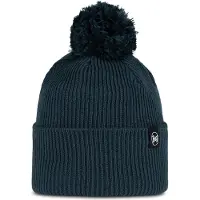 Buff - Knitted Beanie Renvi Pom - Muts One Size, blauw