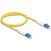 DeLOCK Optical Fiber Cable LC Duplex to LC Duplex singlemode OS2 angled 2 m
