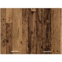 vidaXL Bovenkast Lyon 80x31x60 cm bewerkt hout oud houtkleurig