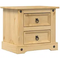 vidaXL Nachtkastje Corona 53x39x47 cm massief grenenhout