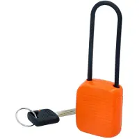 Ks Tools Afsperr-hangslot, oranje, composietmateriaal, 76 mm 117.0221