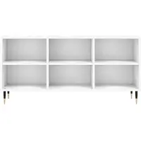 vidaXL Tv-meubel 103,5x30x50 cm bewerkt hout wit