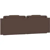 vidaXL Hoofdbordkussen "Viana" 160 cm kunstleer bruin
