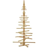 vidaXL Houten kerstboom KOTKA 210 cm Massief grenenhout
