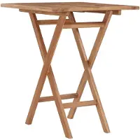 vidaXL Tuintafel inklapbaar 60x60x75 cm massief teakhout