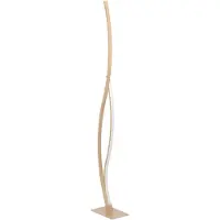 Eglo Led Vloerlamp Grisolia 129cm Houtlook
