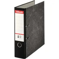 Esselte Essentials Ordner Breed A4 75 mm Zwart 2 Ringen 46997 Karton Wolkenmarmer Staand Gerecycled